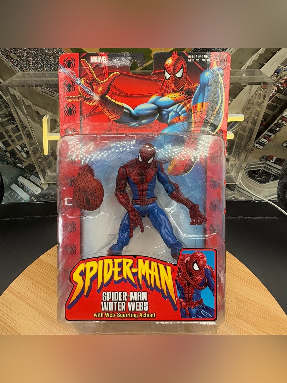 Vintage 2002 Spiderman Water Webs Water Squirting Action Toy Biz